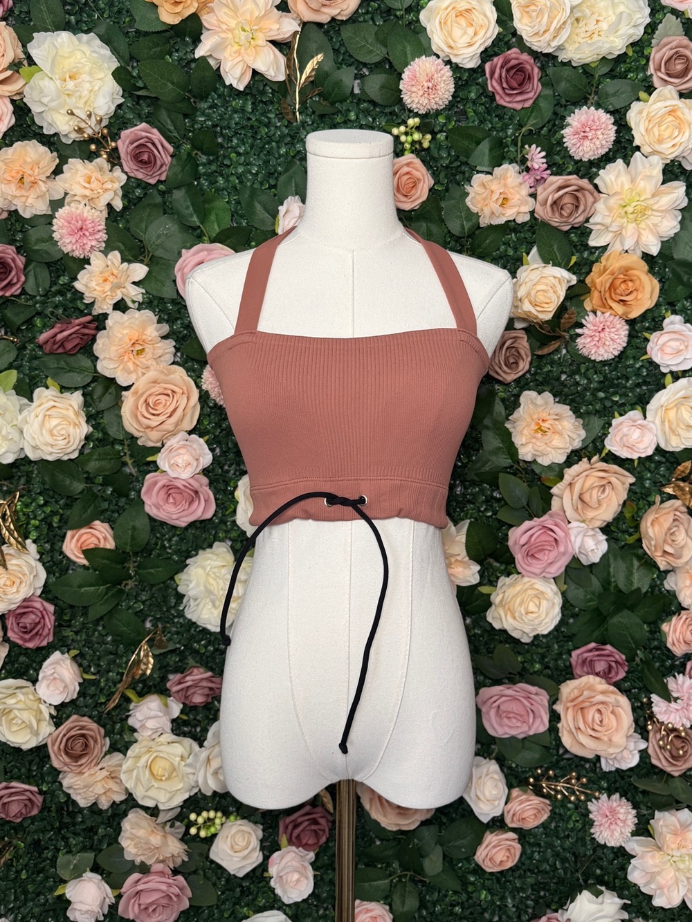 FP Intimately Ribbed Halter Crop Top - Picture 2 of 7
